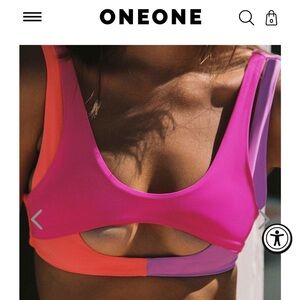 Bikini top NWT OneOneSwim